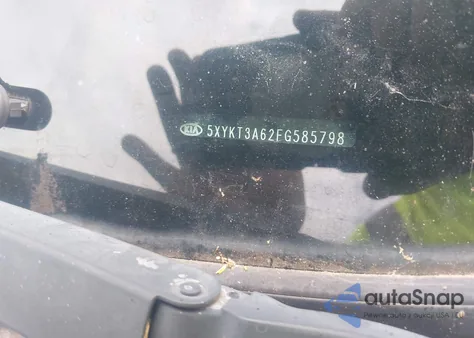 2015 Kia Sorento Lx z USA, uszkodzony, nr VIN 5XYKT3A62FG585798